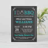 私はBBQ招待状·チャルクボー結婚ドの契約 招待状 (スタンド正面)