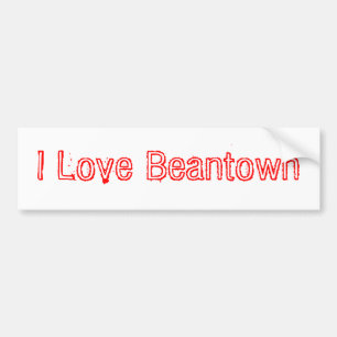 私はBeantownを愛します バンパーステッカー