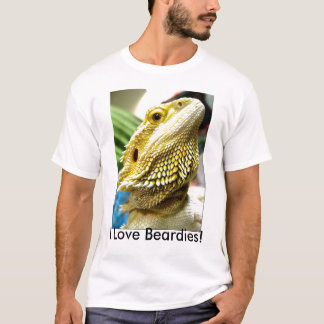 私はBeardiesを愛します! Tシャツ