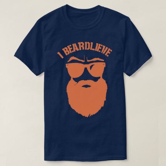 私はbeardlieve 1 tシャツ (デザイン正面)