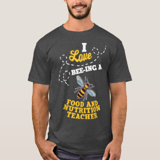 私はBeeIng A Food and Nutrition先生Honey B Tシャツ