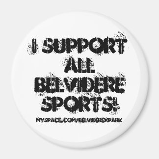 私はBelvidere Sports!, myspace.com/be.. マグネット