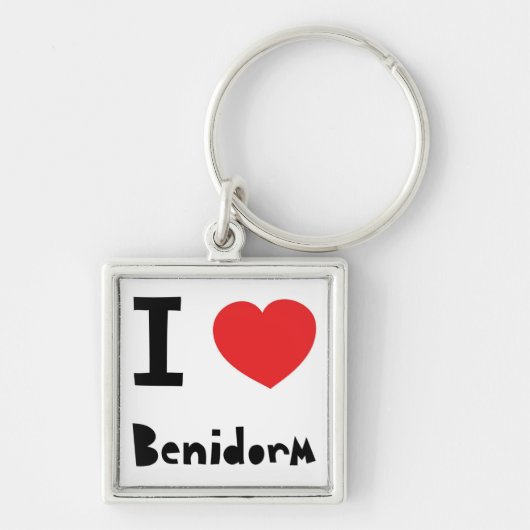 私はBenidormを愛します キーホルダー (正面)