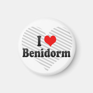 私はBenidorm、スペインを愛します マグネット