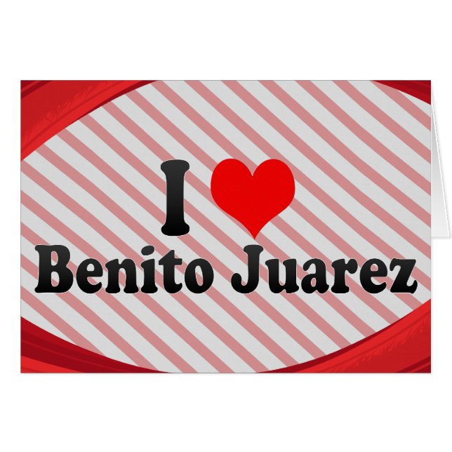 私はBenito Juarez、メキシコを愛します (正面横)
