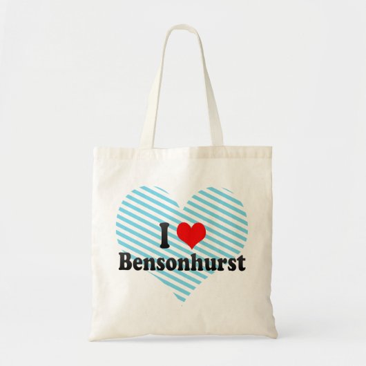 私はBensonhurst、米国を愛します トートバッグ (正面)
