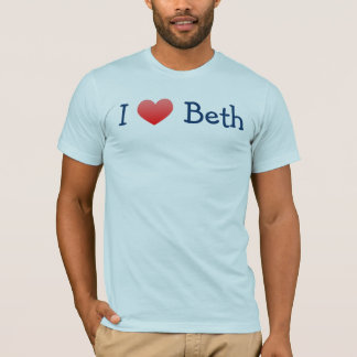 私はBETHを愛します Tシャツ