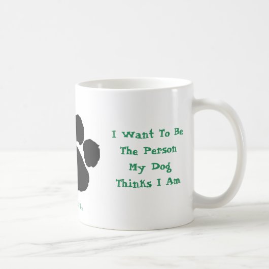 私はBeThe人にほしいです コーヒーマグカップ (右)