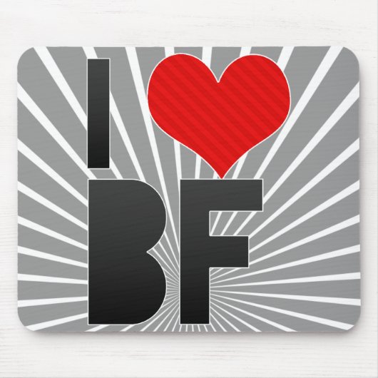 私はBFを愛します マウスパッド (正面)