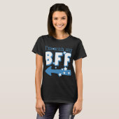 私はBFFと共離れに Tシャツ (正面フル)