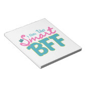 私はBFF頭が切れるだ ノートパッド (アングル)