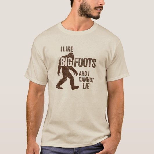 私はBIGFOOTSのTシャツを好みます Tシャツ (正面)