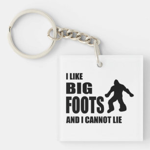 私はBigfootsを好み、あることができません キーホルダー
