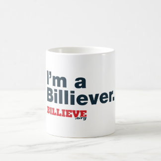 "私はBilliever"のコーヒー・マグです コーヒーマグカップ