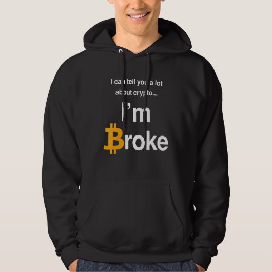 私はBitcを壊している暗号について多くのことを話すことができる パーカ (正面)
