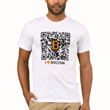 私はBitcoinを愛します- Bitcoinのあなた自身のTシャツを作って下さい