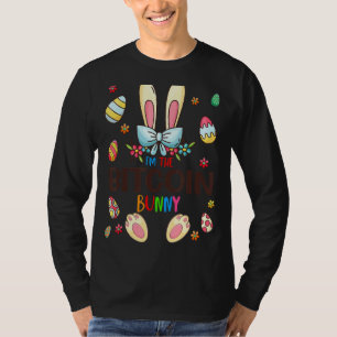 私はBitcoin Bunny Easter Day Matching Family Eである Tシャツ