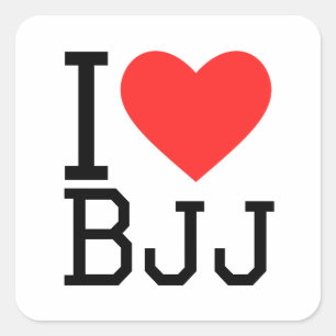 私はbjjが大好き スクエアシール
