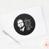 私はblを非難する以外感謝していのすべてのねじを壊した ラウンドシール (封筒)