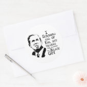 私はblを非難する以外感謝していのすべてのねじを壊した ラウンドシール (封筒)