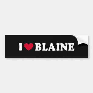私はBLAINEを愛します バンパーステッカー
