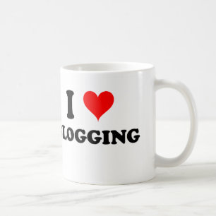 私はBlogging愛します コーヒーマグカップ