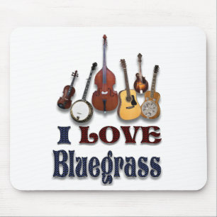 私はBLUEGRASSのマウスパッドを愛します マウスパッド