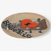 私はBLUEGRASSを愛します ペーパープレート (アングル)