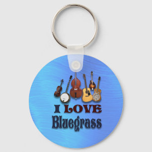 私はBLUEGRASS-KEYCHAINを愛します キーホルダー