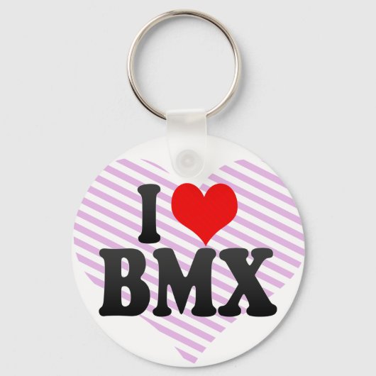私はBMXが大好き キーホルダー (正面)