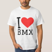 私はbmxが大好き tシャツ (正面)