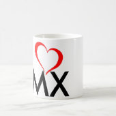 私はBMXを愛します コーヒーマグカップ (中央)