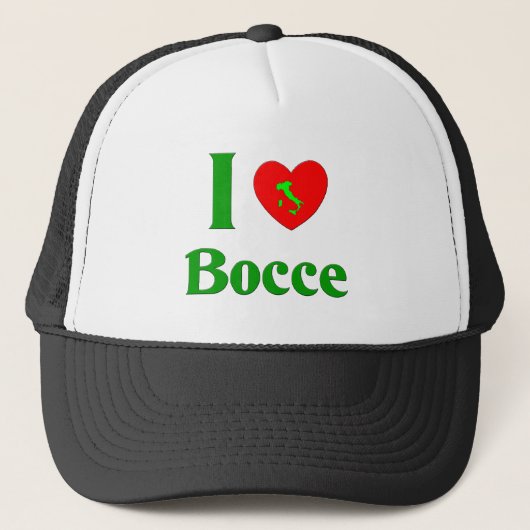 私はBocceを愛します キャップ (正面)