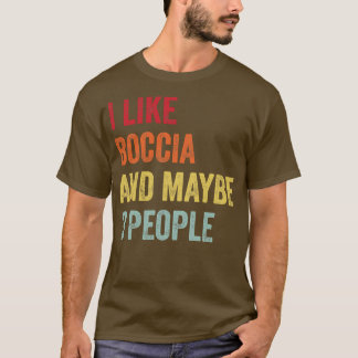 私はBocciaが好きかもしれない3人 Tシャツ