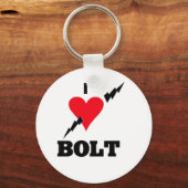 私はBoltが大好き キーホルダー (正面)