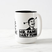 私はBomar -大きいOlのコーヒー・マグとあります ツートーンマグカップ (正面右)