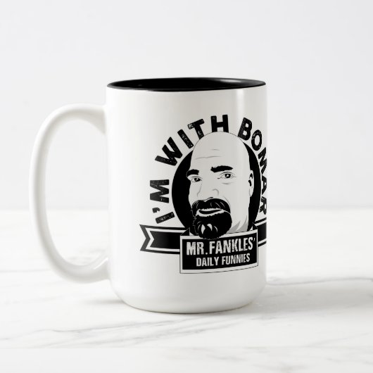 私はBomar -大きいOlのコーヒー・マグとあります ツートーンマグカップ (左)