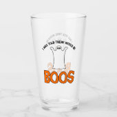 私はBoosがあると言われた タンブラーグラス (正面)