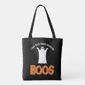 私はBoosがあると言われた トートバッグ (裏面)