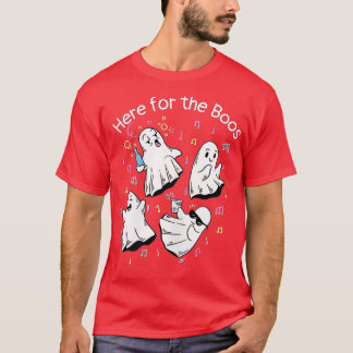 私はBoos面白いハロウィーン幽霊Cのためにここにいる Tシャツ