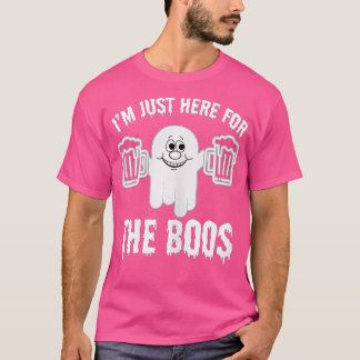 私はBoos面白いハロウィーン幽霊Cのためにここにいる Tシャツ