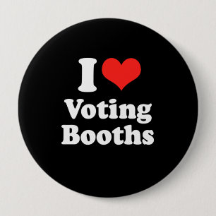 私はBOOTHS.pngを投票することを愛します 缶バッジ
