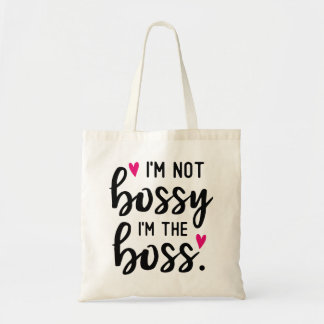 私はBOSSYではない私はボス トートバッグ