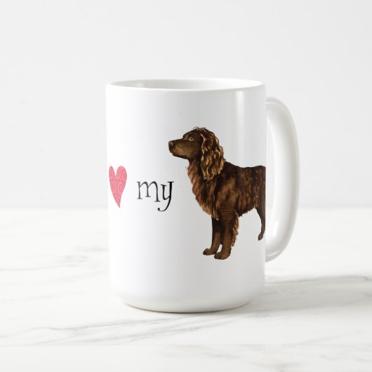 私はBoykinの私のスパニエル犬を愛します コーヒーマグカップ (正面右)