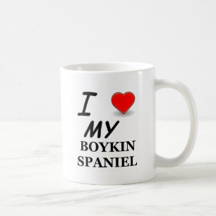 私はBoykinの私のスパニエル犬を愛します コーヒーマグカップ