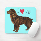 私はBoykinの私のスパニエル犬を愛します マウスパッド (マウス)