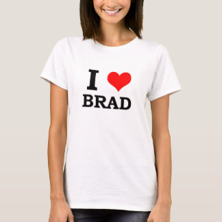 私はBradを愛します Tシャツ