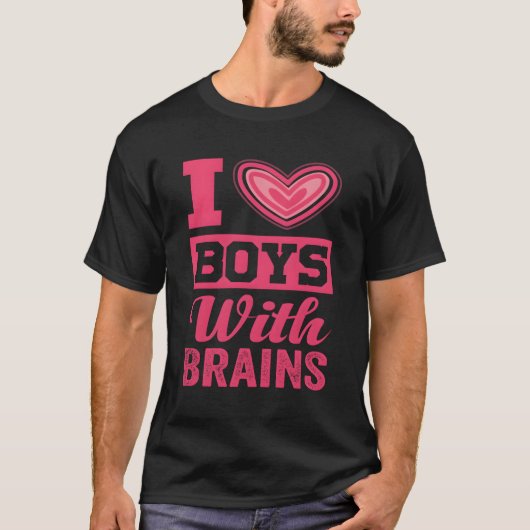 私はBrains Friendと愛している Tシャツ (正面)