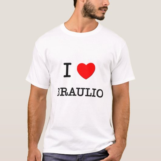 私はBraulioを愛します Tシャツ (正面)