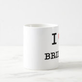 私はBridgetを愛します コーヒーマグカップ (中央)